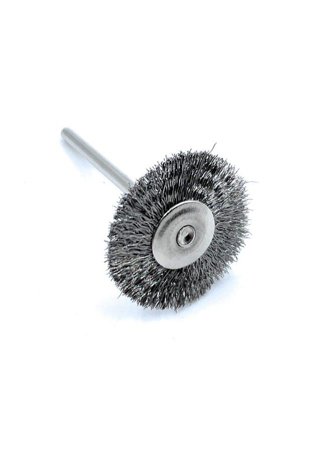 Aone Steel Wire Wheel End Brush 10pcs for Finishing, Deburring, Rust Removal & Cleaning for Dremel Rotary Tool,Micro Hand Motor,Polishing Motor for Jewellery Making, Watchmaking, Model Making - Image 5